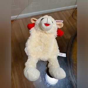 LambChop Flat Clinker  Body With Squeaker 14”